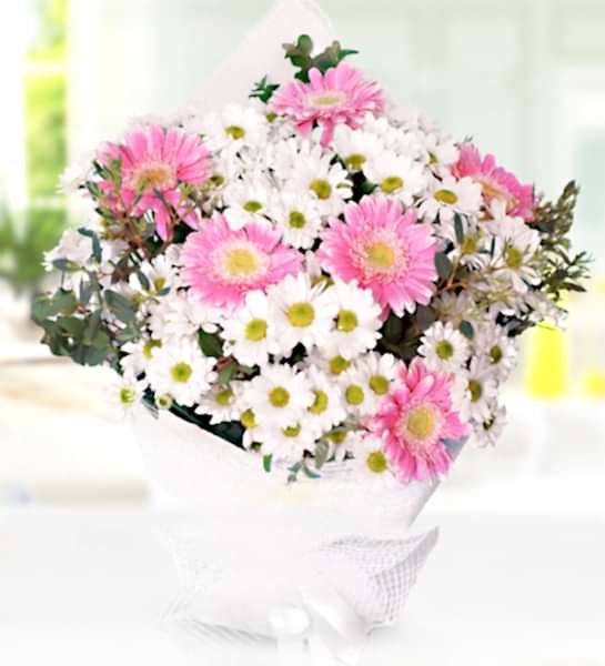 Papatya ve Gerbera Buketi