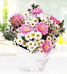 Papatya ve Gerbera Buketi
